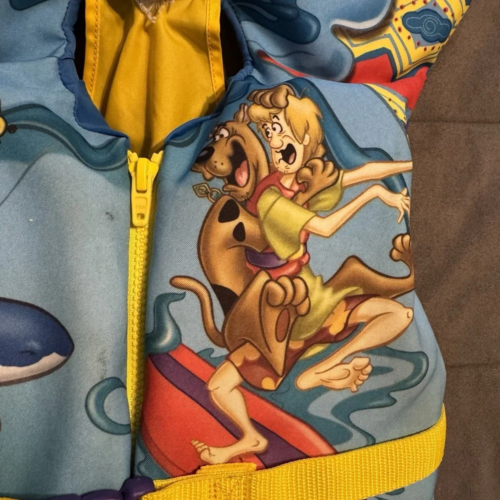 Vintage Scooby‎ Doo Life Vest Children's Life Jacket Hanna-Barbera 30-50 Lbs